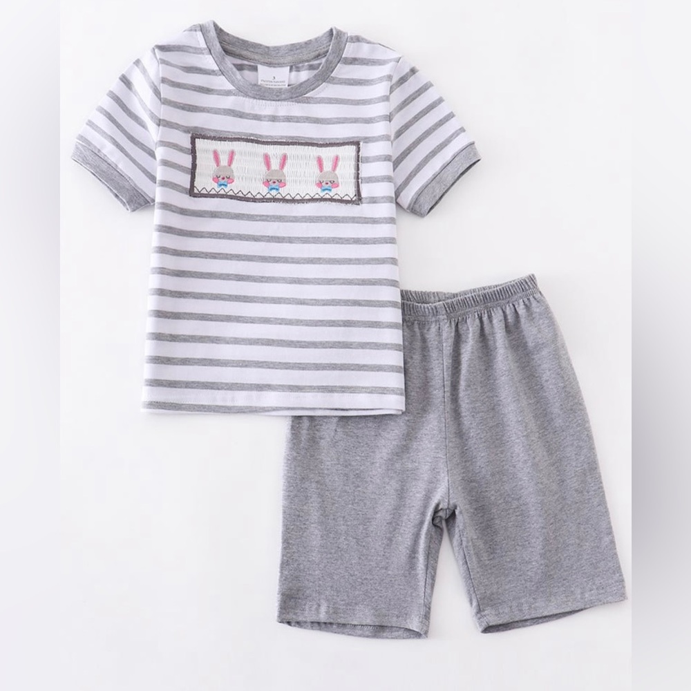Smocked Boys Easter Bunny Outfit